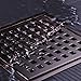 Orhemus Square Shower Floor Drain with Removable Cover Grid Grate 6 inch Long, SUS 304 Stainless Steel Brushed Bronze Finished