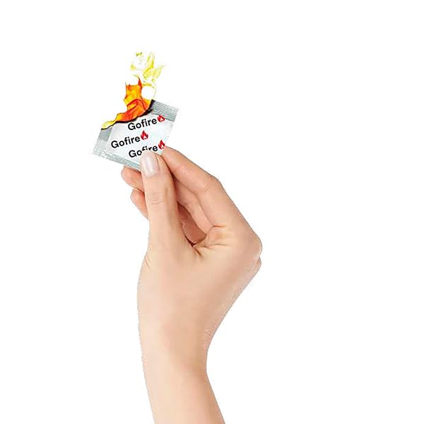 GOFIRE: ULTIMATE ALL PURPOSE FIRE STARTERS – 50 PACK – NON-TOXIC, WEATHER-PROOF INDOOR & OUTDOOR USE, EARTH-FRIENDLY, FOR CAMPFIRES, FIREPLACES & MORE