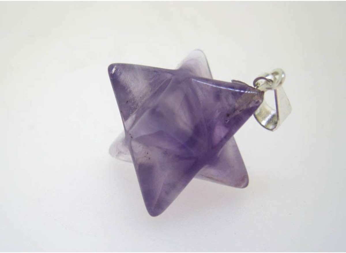 Vives Cortada Necklace Merkaba in Amethyst