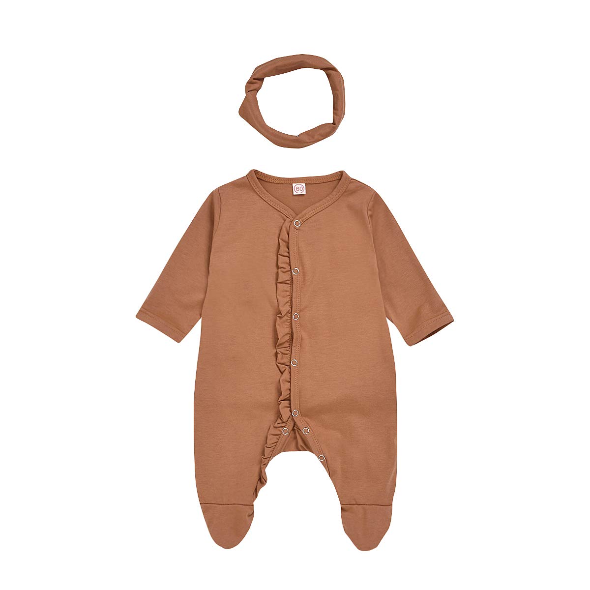 newborn footed romper