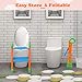 Potty Training Seat with Step Stool for Kids, GPCT Toddler Toilet Seat for Boys,Girls,Baby W/Ladder. Sturdy, 3-in-1 Comfortable, Safe, Built in Non-Slip Steps W/Anti-Slip Pads