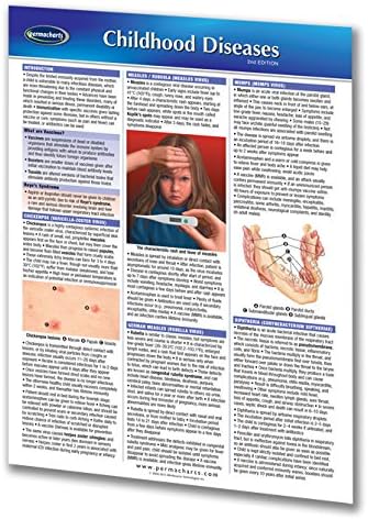 Childhood Diseases Guide - Medical - Pediatric Medicine Quick Reference Guide by Permacharts