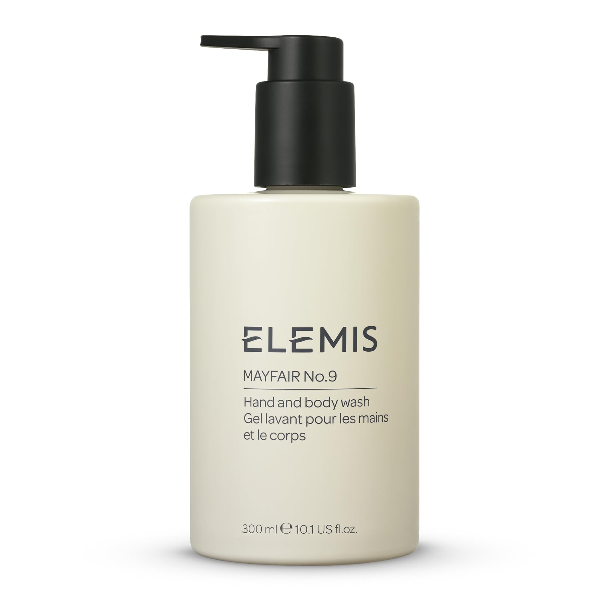 ELEMIS Mayfair No.9 Hand and Body Wash, Luxurious Formula Leaves Skin Silky Smooth, Contains Traceable, Sustainably Sourced Shea Butter aswell as Borage Oil, 300ml
