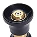 LA CHANSON Fireman Hose Nozzle-Fits All Standard Garden Hoses-Heavy Duty Brass-High Pressure Sprayer