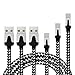 Foster Gadgets USB Type C Cable, 3 Pack 3FT 6FT 10FT Nylon Braided Fast Charging Cable