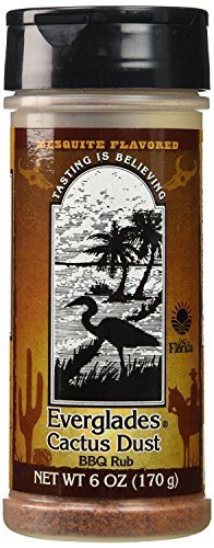 Everglades Seasoning 3 Flavor Bundle - 1 each of Cactus Dust BBQ Rub, Heat, and Fish and Chicken Seasonings (6 Ounces each)