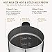 Aicok Milk Frother, Milk Steamer with New Foam Density Feature, Electric Milk Frother and Warmer for Latte, Cappuccino, Hot Chocolate (FDA Approved)