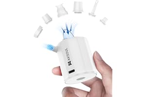 AKSOUL Portable Air Pump for Inflatables: Electric Pumps for Air Mattress Air Bed Pool Floats Raft (Basic & Tiny & Upgraded)