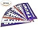Trump For President Donald Bumper Stickers - Variety 10 Pack (2016 Designs)