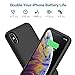 Kioson Battery Case for iPhone Xs/X [5200mAh], Rechargeable Protective Portable Charging Case for Apple iPhone Xs & X Extended Charger Pack Power Bank - Black