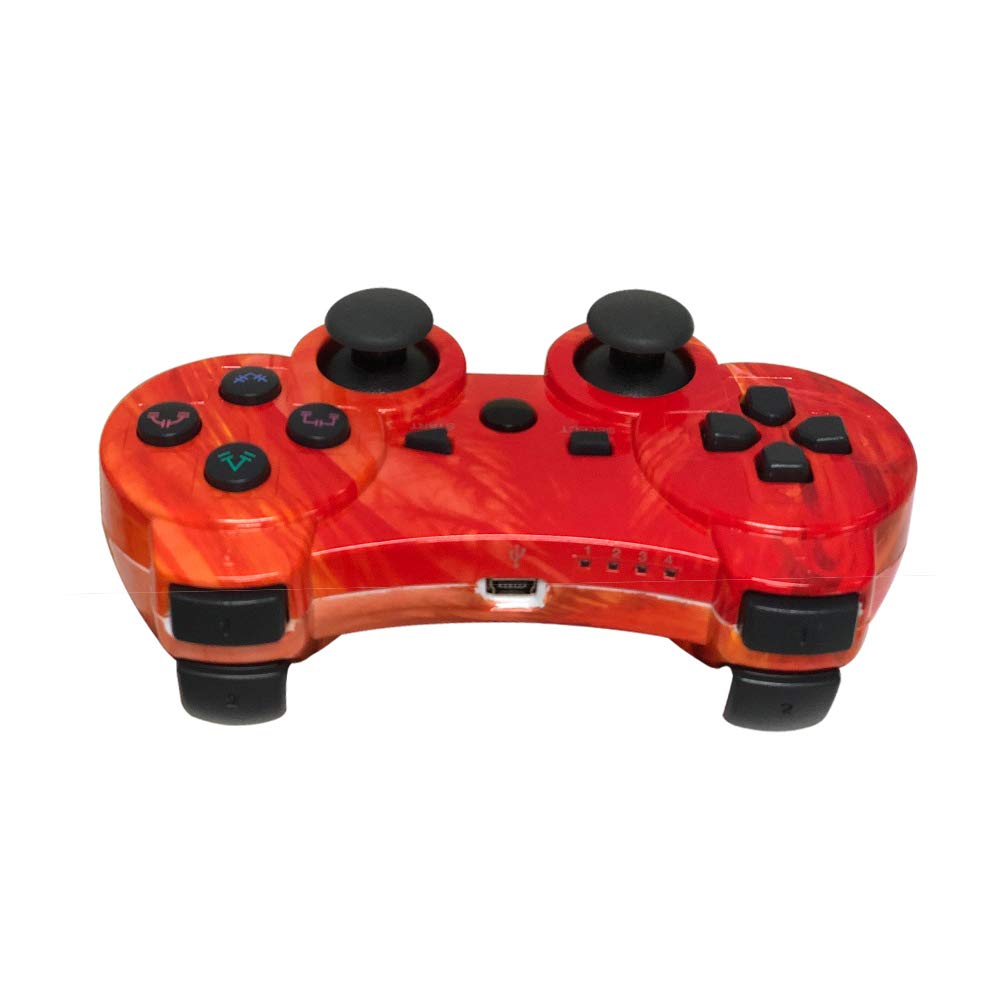 Bowei PS3 Controller Wireless Dual Shock 3 GamePad for Sony PlayStation 3 Joystick Game Mate Remote with Charging Cable