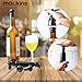 mockins All in One Wine Accessories Set With Wine Saver Vacuum Pump | 6 Vacuum Rubber Wine Stoppers And 3 in 1 Corkscrew