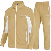TBMPOY Men's Tracksuits Sweatsuits for Men Sweat Track Suits 2 Piece Casual Athletic Jogging Warm Up Full Zip Sets