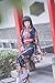 Anshuo Japanese Cherry Black Kimono Anime Cosplay Costume Lolita Dress