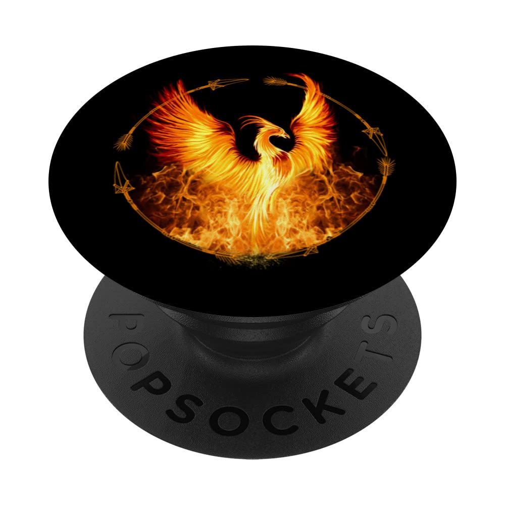 Phoenix Rising From Ashes PopSockets Swappable PopGrip