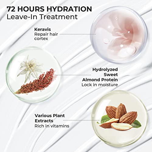 TYMO Hair Styling Cream, Heat Protectant And Leave In Conditioner For