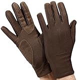 Isotoner Womens Stretch Classics Fleece Lined Gloves One Size Brown