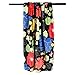 DII Fleece Fuzzy and Soft Microfiber Throw Blanket for Travelling, Camping, BBQ, Compact Size with Elastic Band, 36x54 - Garden Blooms