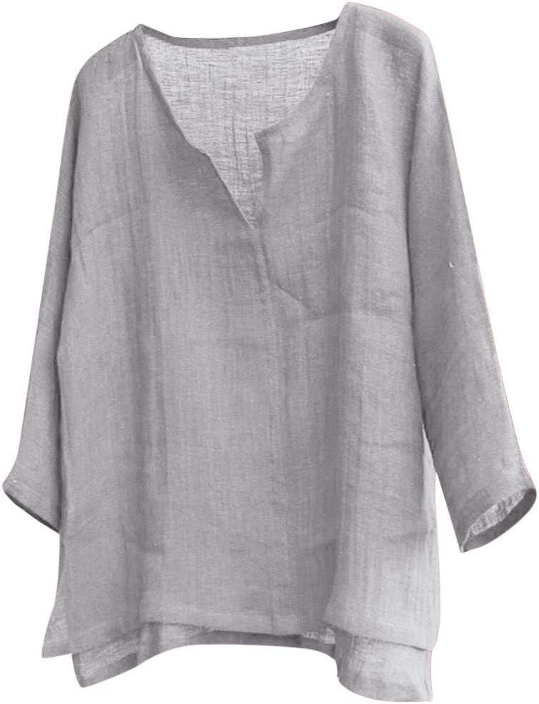 Men Blouse Brief Breathable Comfy Solid Color Long Sleeve Loose Casual T Shirt