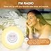 Wake Up Light, Alarm Clock Sunrise Simulation & Sleep Aid Feature, Bedside Night Light with FM Radio, 6 Nature Sounds, Touch Control and Snooze for Kids Adults Bedrooms(6638-Sunrise Alarm Clock)