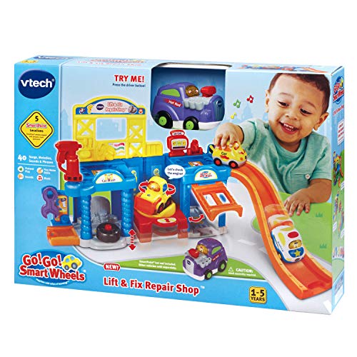 4 VTech+Wheels+Repair+Center+Playset