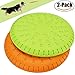Dog Frisbee, Legendog 2 Pack Rubber Flyer Dog Flying Disc Dog Toys, 9 Inch Large