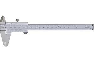 Mitutoyo 530-101 Vernier Calipers, Stainless Steel, for Inside, Outside, Depth and Step Measurements, Metric, 0"/0mm-150mm Ra