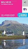 Ben Nevis, Fort William & Glen Coe (OS Landranger Active Map) by Ordnance Survey (2016-02-24) by Ordnance Survey