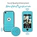 iPod Touch 5 Waterproof Case, Waterproof iPod Touch 6 Case, Eonfine Shockproof Protective Full-sealed Hard Cover, Underwater IP68 Certificated Kickstand Case for iPod Touch 5/6 Teal