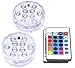 STARFISH Underwater Submersible LED Lights Waterproof Remote Control Battery Operated Color Changing Floating Hot Tub Swimming Pool Pond Fountain Shower Bath Wedding Aquarium Accessories