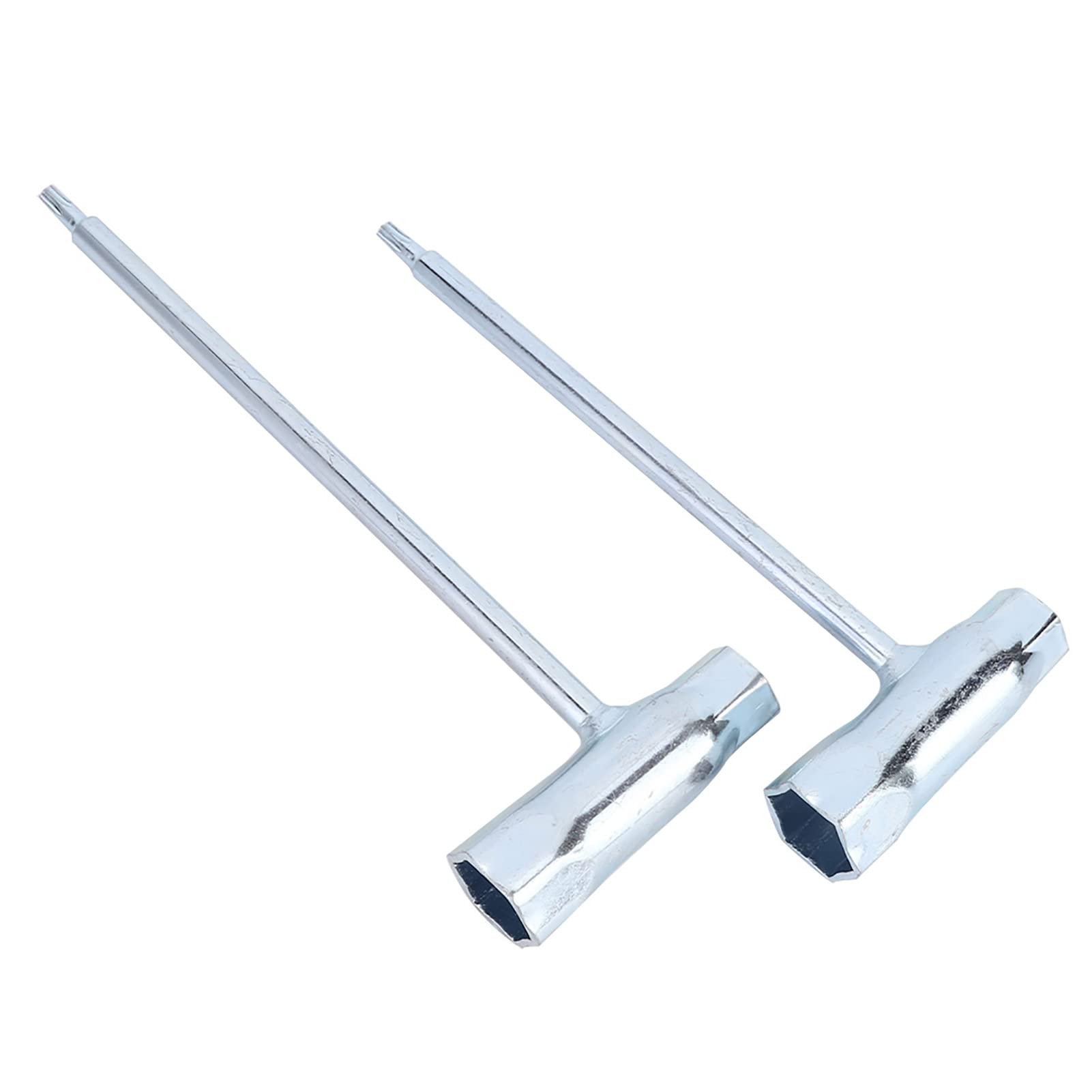 BAOFUYA T27 Socket Spanner 2pcs Spark Plug Wrench T-Handle for TS400 TS350 TS360 Chainsaw - Comfortable Grip, Durable Metal Construction for Easy Spark Plug Removal(6.5 * 15.5cm)