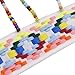Yalulu 5 Yards Rainbow Pom Pom Tassel Trim Ball Fringe Ribbon Handwork DIY Sewing Accessory Lace for Home Wedding Craft Party Decoration (Mosaic Wide)