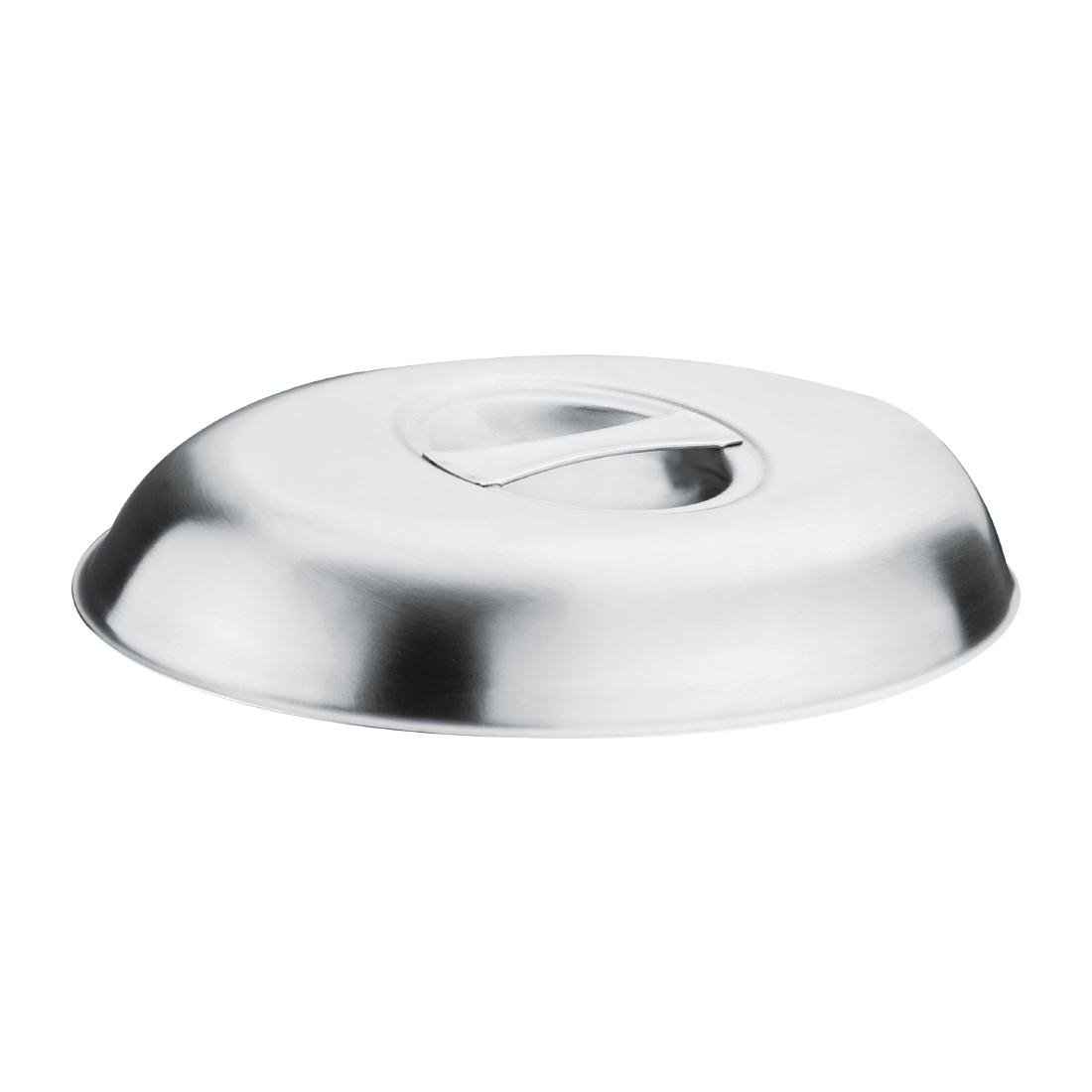 Olympia Oval Vegetable Dish Lid 290x200mm - Stainless Steel Replacement Dish Cover P183