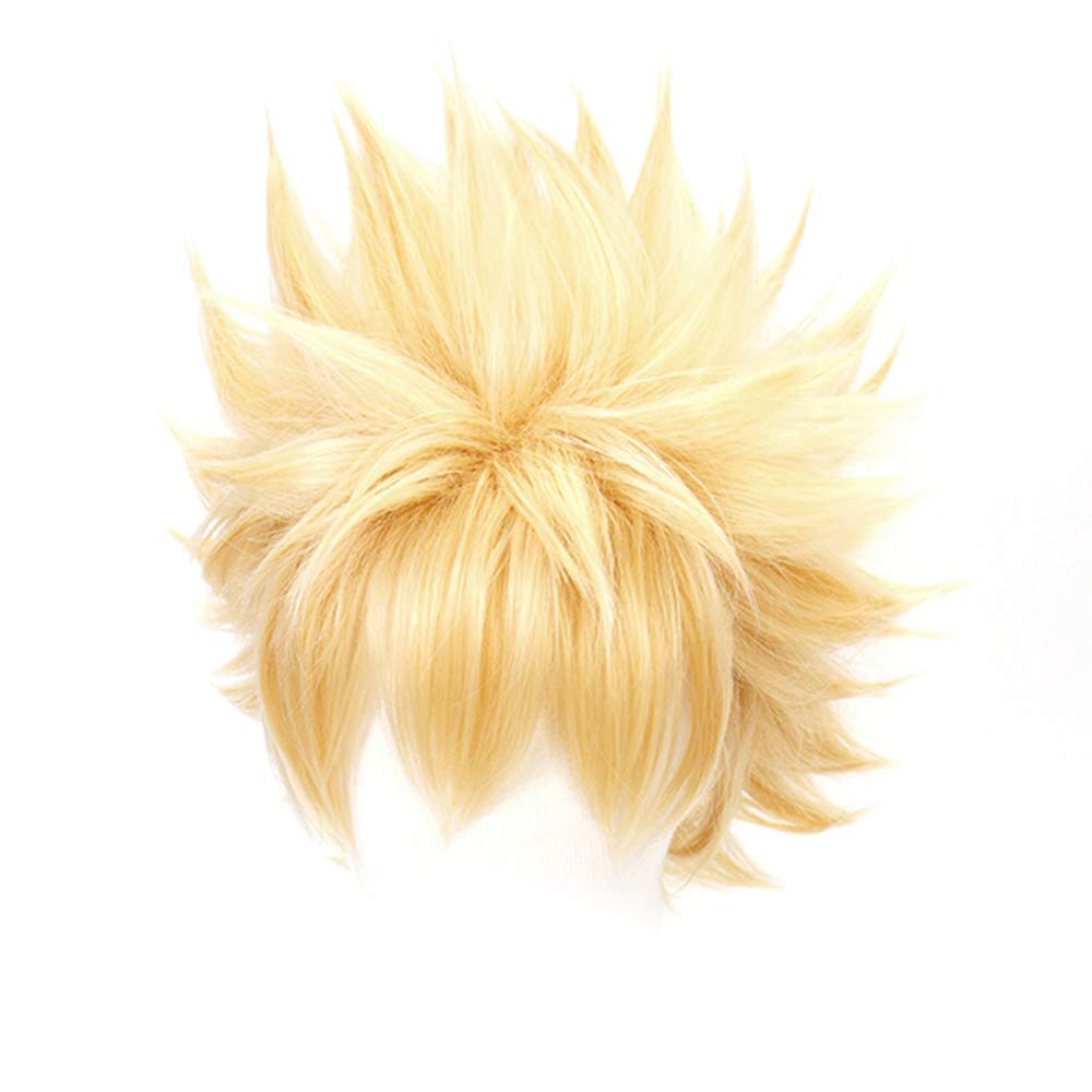 Anime Cosplay Wig, Halloween Wig, with Free Wig Cap (Bakugou Katsuki Wig)