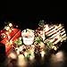 Outgeek Christmas String Light Creative Pinecone Bell Berries Decor Fairy String Light 20 LEDs String Light 6.56ft.