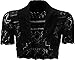 FashionMark Girls Kids Crochet Knitted Bolero Shrug Top