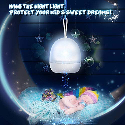 image for zonpor Star Projector Night Light for Kids - 360 Degree Rotating, 4 Op