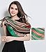 K-ELewon Silk Feeling Scarf Fashion Scarves Long Lightweight Sunscreen Shawls for Women SK063(Green)