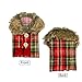vLoveLife 2pcs Christmas Sweater Wine Bottle Cover, Newest Collar & Button Coat Design Wine Bottle Sweater Santa Wine Bottle Dress Sets for Christmas Gifts Xmas Party Decorations - 1 Red & 1 Brown