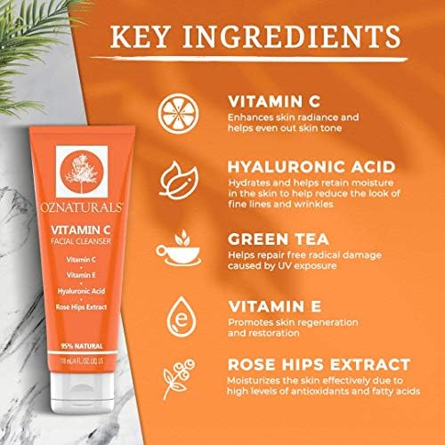 oz naturals vitamin c facial cleanser