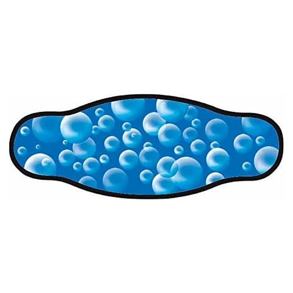 Best divers Neoprene Mask Strap, Double Sheet, Bubbles