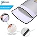 Fireproof Safe Bag Newest Upgrade, Cinsey Fire Resistant/Water Proof/Non-Itchy Silicone Coated Safety Document Storage for Home, Money, Cash, Birth Certificate, Passport, LIPO Batteries(15