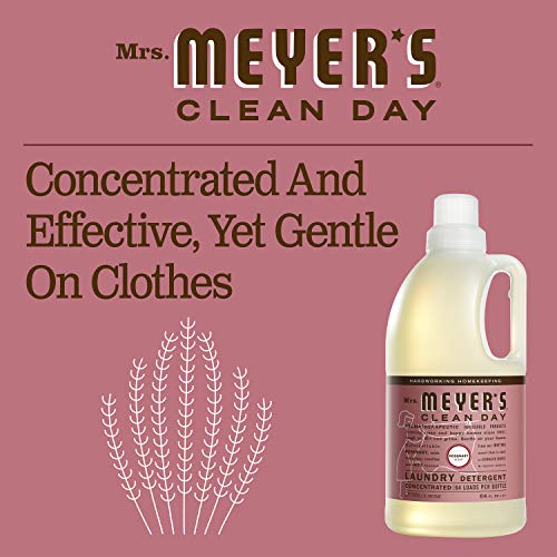 Mrs. Meyer's Liquid Laundry Detergent, Biodegradable Formula Infused with Essential Oils