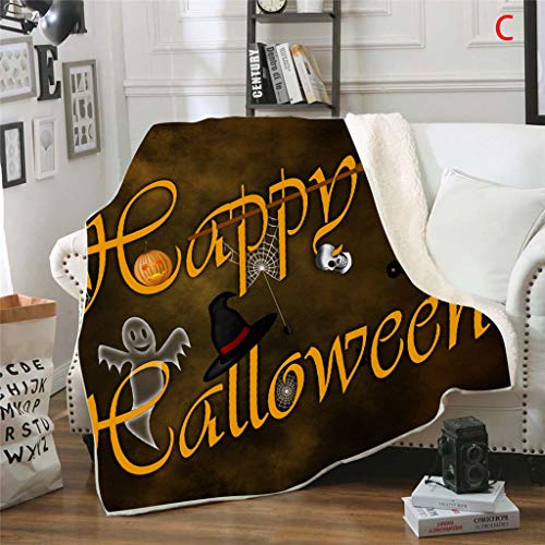 image for MIS1950s Nightmare Before Christmas,Double Thick Blanket 3D Digital Pu