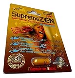 SupremeZen Gold Male Enhancement Pills #1 Energy Boosting Sex Pills (4 Pack)