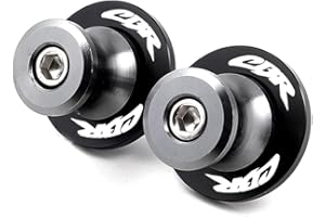 GZYWMJZ Pack of 2 Motorcycle Swing Arm Spools For HONDA CBR600RR CBR1000RR CBR 600 900 1000 RR CBR900RR 954RR 250R Accessories, M8 Swingarm Slider Stand Paddock Screw (Grey)