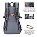 WALUCAN Lightweight Foldable Packable Durable Travel Hiking Backpack Daypack LARGE 35L-8.Grey
