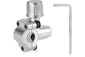 Gasedin BPV31 Bullet Piercing Valve, A/C Bullet Piercing Tap Valve for 0.3" 0.4" Outside Diameter Pipes, Metal Adjustable Valve Kit for Refrigerator Set-Line Tap, Car Accessories