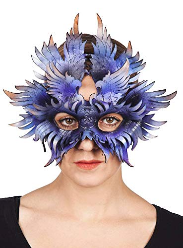 Handgefertigte Vogel Maske aus Leder - Amor