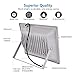 CSHITO 100W LED Flood Light Outdoor, Waterproof IP65, 8000LM Daylight White (6000K), Wall Washer Light, Super Bright Security Lights for Garden, Yard, Stadium, Factory, Warehouse, Square, Billboard